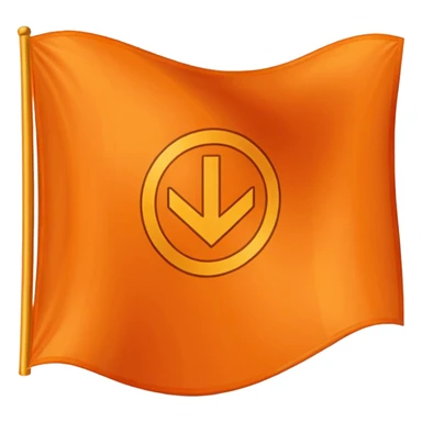 Make emoji use orange flag and 🪯 thise emoji,emoji fit in flage this 🪯 sticker