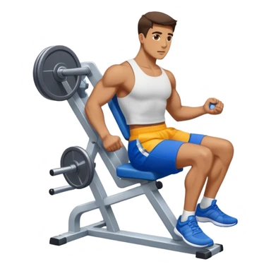 man with blue shorts using side-deltoid-machine sticker