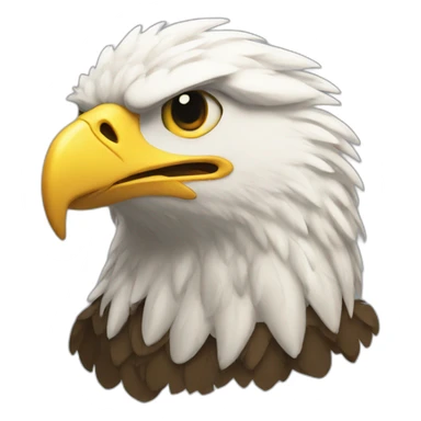 Glad eagle sticker