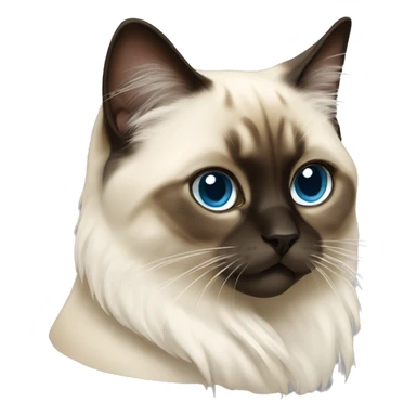 Birman cat sticker