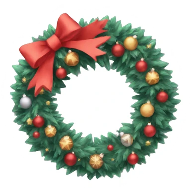 aesthetic cute christmas wreath  sticker