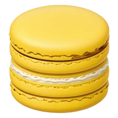 a single of yellow macaron



















 sticker