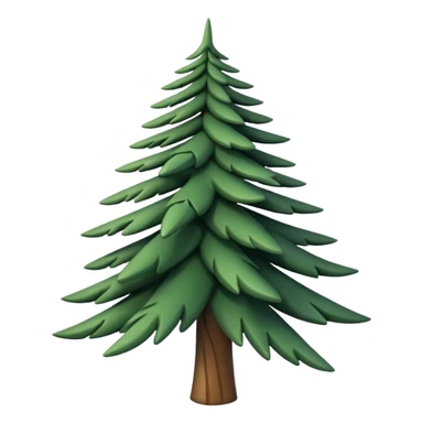 sapin en mouvement, qui se tord sticker