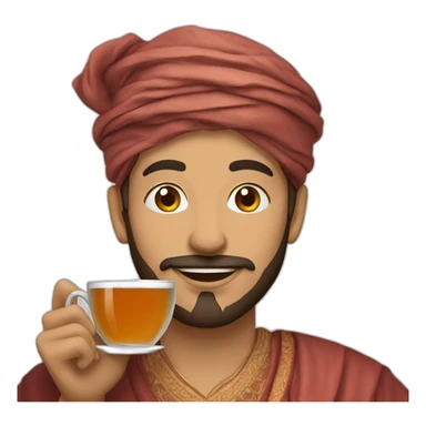 Marocain With tea sticker