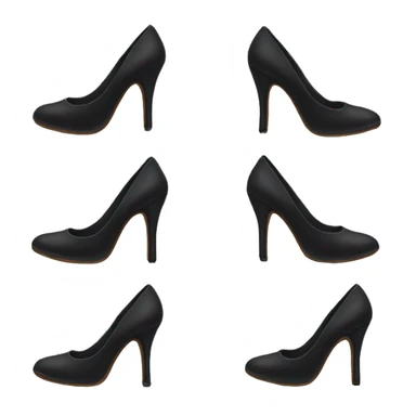 Black heels sticker