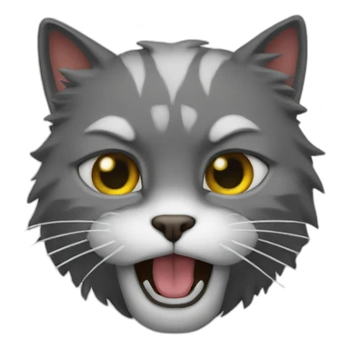 Cat headbang sticker