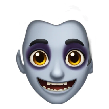 Goth vampire sticker