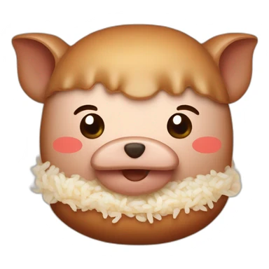 Braised Pork Rice sticker