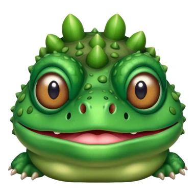bufo with rolling eyes sticker