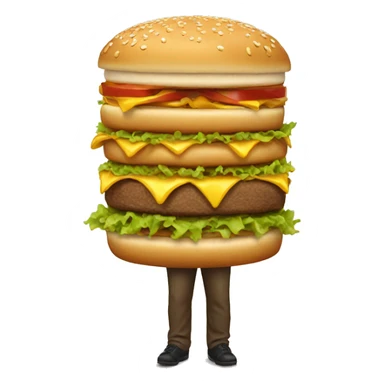 Big Mac hyperrealistic sticker