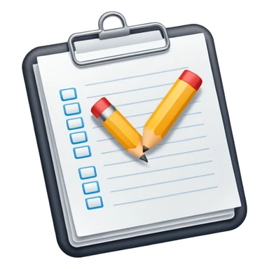 paper test with chekbox sticker