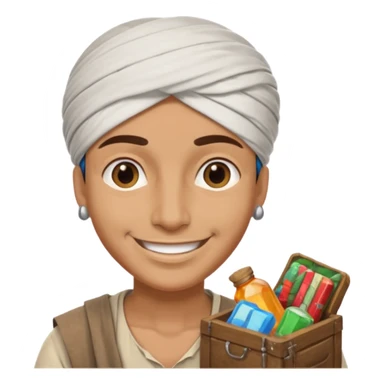 Desert Trader, with trading items sticker