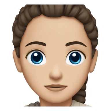 star wars Rey blue eyes sticker