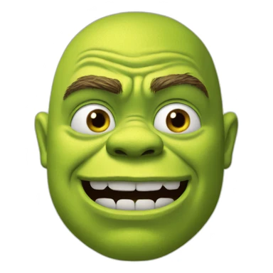 shrek ripped sticker