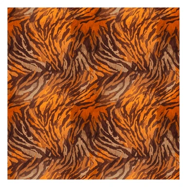 tiger print pattern in autumn colors, orange brown beige palette, abstract seamless texture, bold stylish background sticker