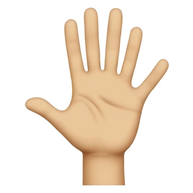 T with Hands sticker