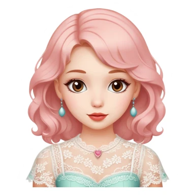 coquette girl  sticker