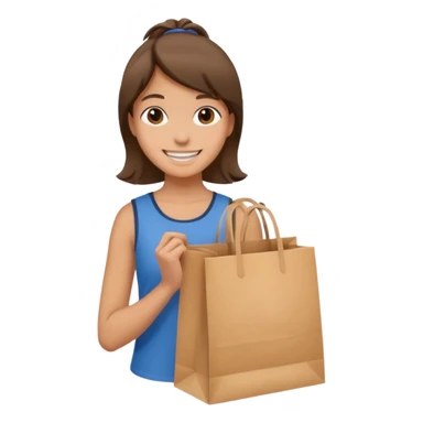 Teen carrying paper bags














 sticker