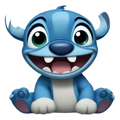 Stitch emotions sticker