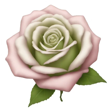 Sage geeen rose sticker