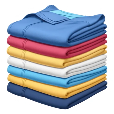 folded clothes sticker