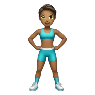 Gymastique rythmique sportif sticker