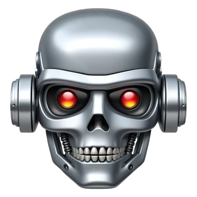 Terminator type robotics emoji sticker