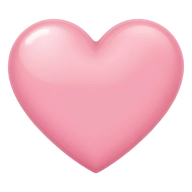 Baby Pink ios version heart sticker