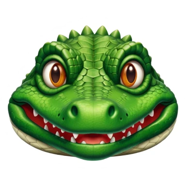 Blind crocodile sticker