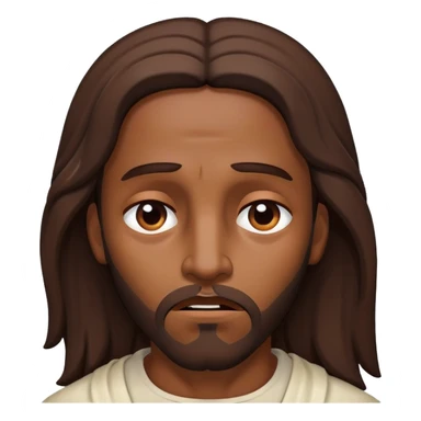 Brown Jesus hurt sticker