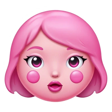 bubblegum without a face  sticker