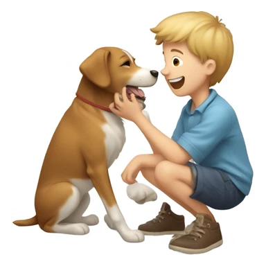 happy boys with dog meme very love sticker