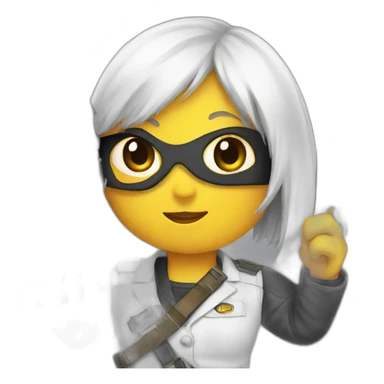 chick-with-a-gun sticker