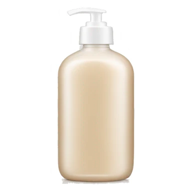 washing gel in beige bottles sticker