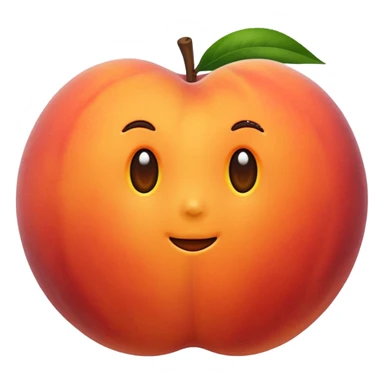 peaches sticker