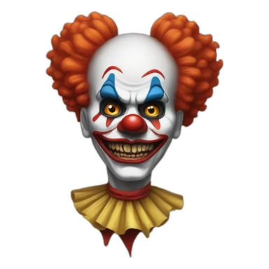 Payaso de miedo sticker
