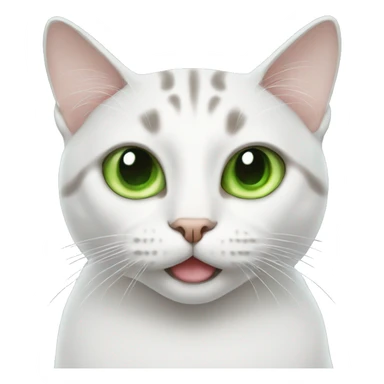 Cat with cucumber on eyes sticker