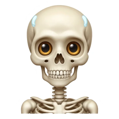 Shocked Skelton sticker