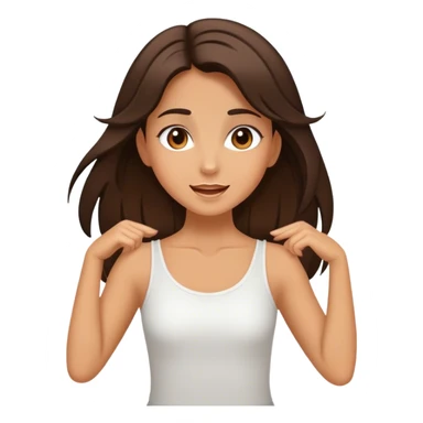 Fantastic dance emotion!!! (brunette girl) sticker