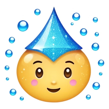  sparkling shiny glitter, with bright sparkles and shimmering particles, simple cute cartoon style sticker