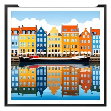 copenhagen-nyhavn sticker