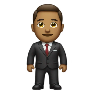 entrepeneur with a suit sticker