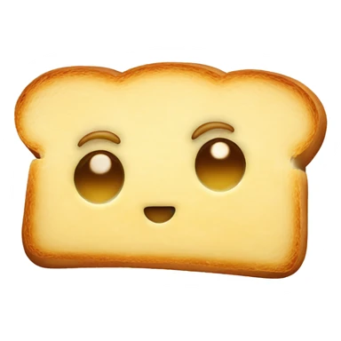 Bread cheese toast sticker