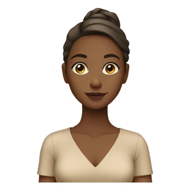 Beautiful girl in a beige dress sticker