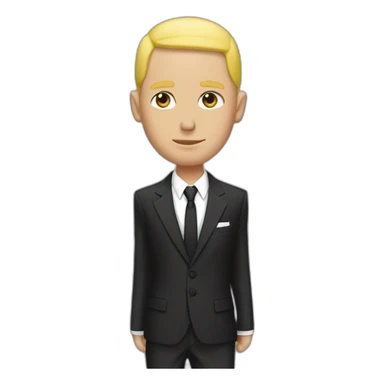 Eminem formal suit sticker