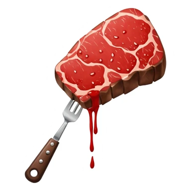 fist hitting steak sticker