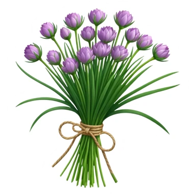 chives herb bouquet sticker