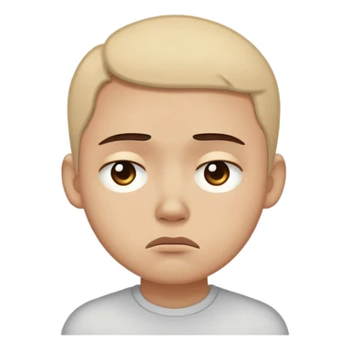 🥲 mixed with 😞 sticker