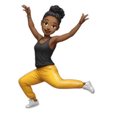 hip hop dancer sticker