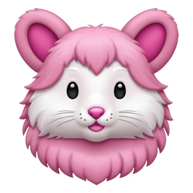 Coelho com laço rosa sticker